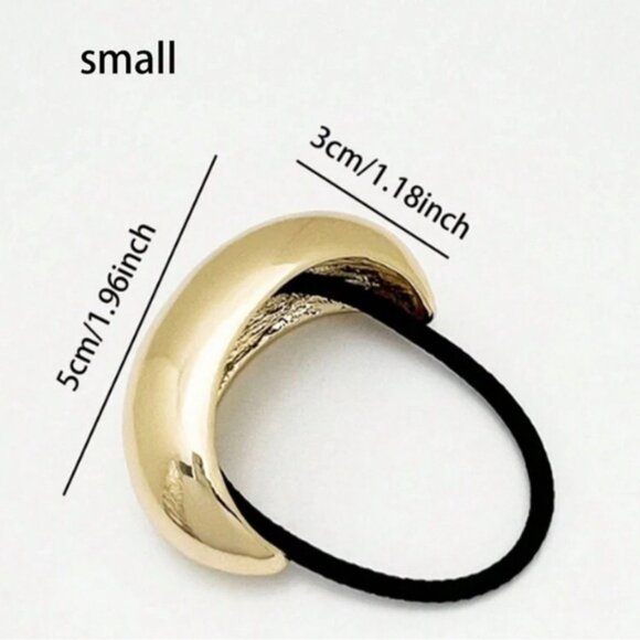 Gold hair tie ✨✨🔥🔥💖💖💖 New - Picture 4 of 5